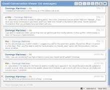 Thunderbird conversation view