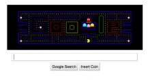 Pac-Man powered by Google!